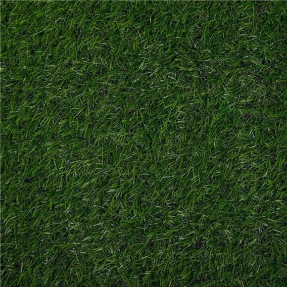 Green Artificial Grass Rug Grass Carpet Rug 3.2' x 6.5', Realistic Fake Grass - Picture 3 of 8
